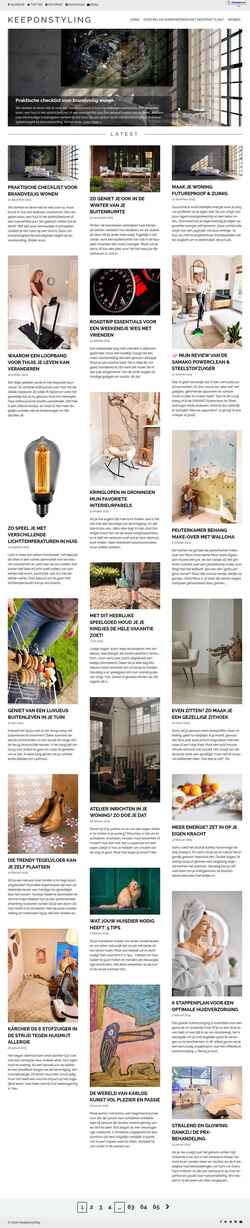 Screenshot www.keeponstyling.com