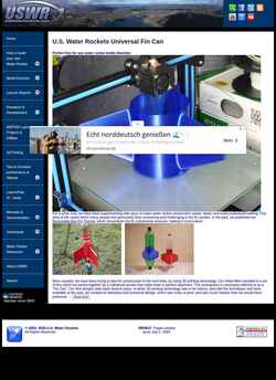 Screenshot uswaterrockets.com