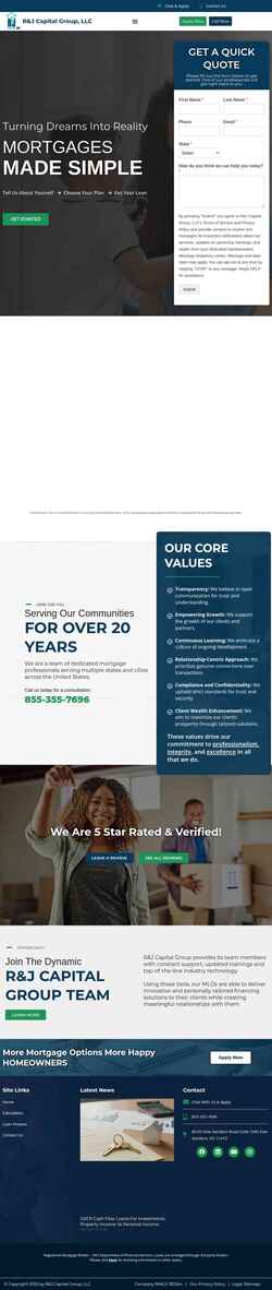 Screenshot rjcmortgage.com