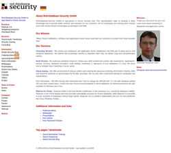 Ekrānuzņēmums red-database-security.com