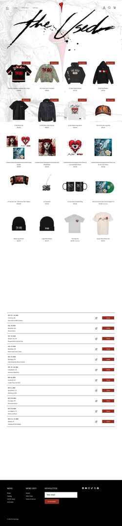 Snímka obrazovky shop.theused.net