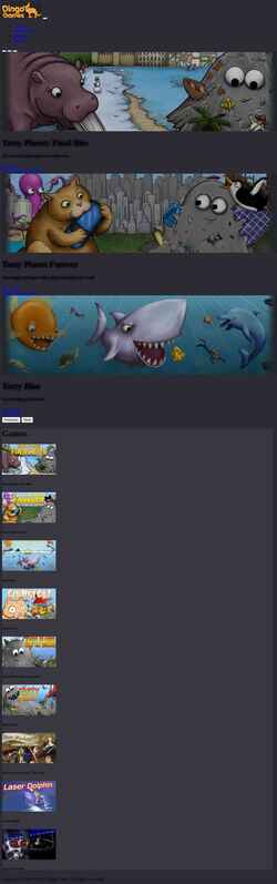 Screenshot www.dingogames.com