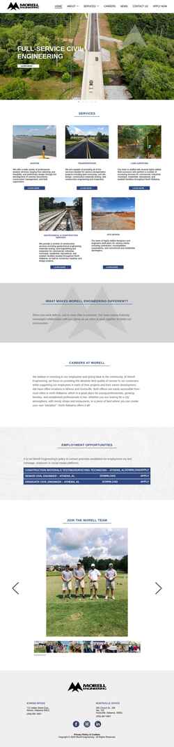 Screenshot morellengineering.com