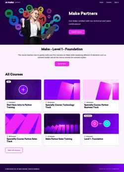 Screenshot partnertraining.make.com
