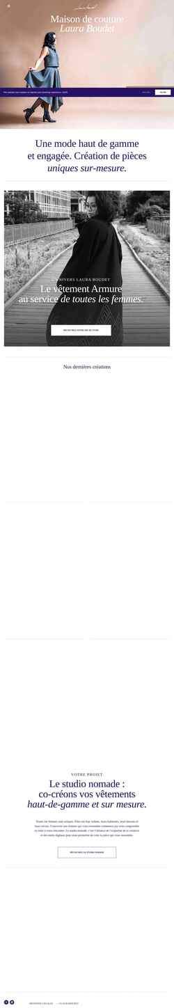 Screenshot lauraboudet.com