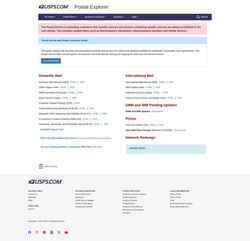 Screenshot pe.usps.com