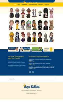 Captura de pantalla www.royalbobbles.com