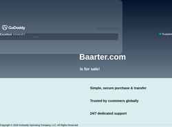 Posnetek zaslona baarter.com