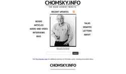 Captură de ecran chomsky.info