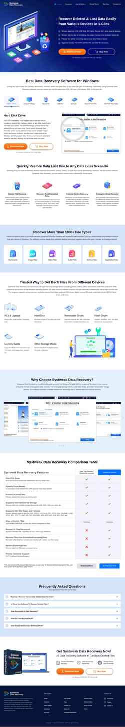 Screenshot www.systweakdatarecovery.com