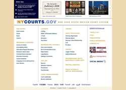 Screenshot nycourts.gov