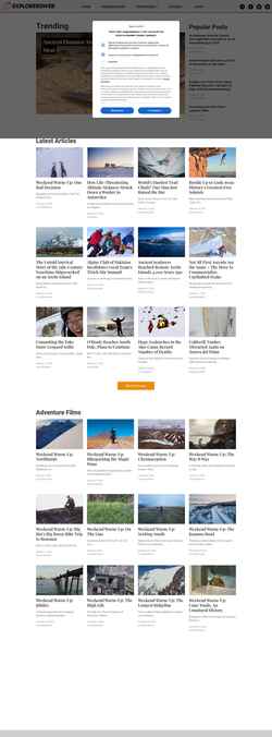 Zrzut ekranu explorersweb.com