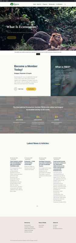 Screenshot ecotourism.org