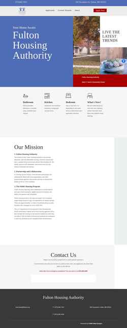Screenshot fultonhousing.org