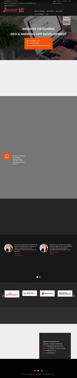Screenshot bikashsoft.com