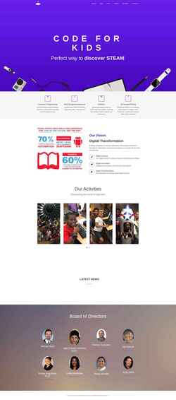 Screenshot codeforkids.us