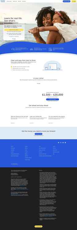 Skærmbillede www.onemainfinancial.com