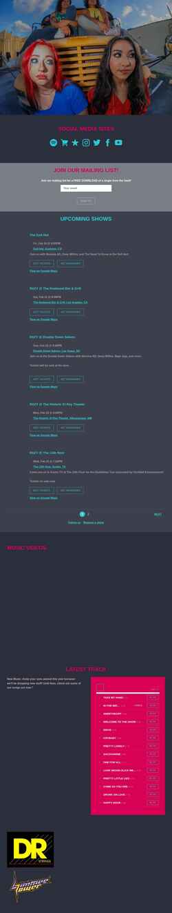 Screenshot rozyofficial.com