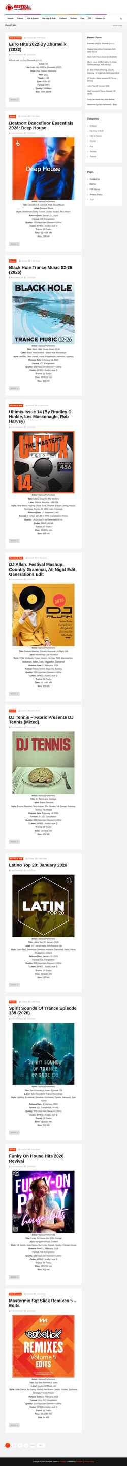 Captura de pantalla bestdjmix.com