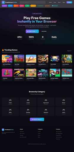 Screenshot www.freegamesonline.com