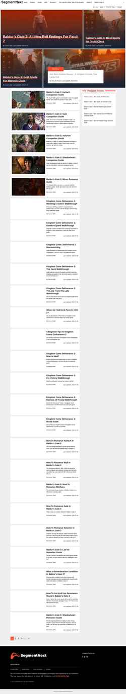 Captura de pantalla segmentnext.com