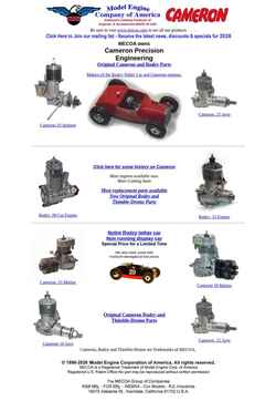 Screenshot www.cameronengines.com