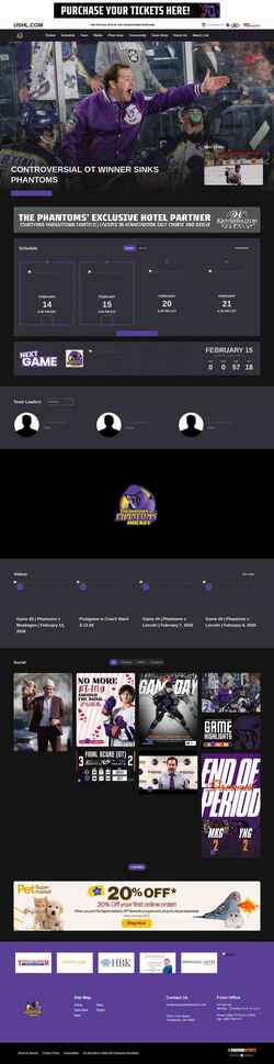 Screenshot youngstownphantoms.com