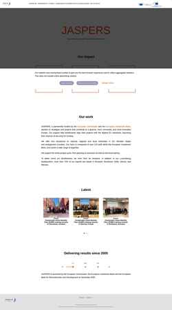 Screenshot jaspers.eib.org