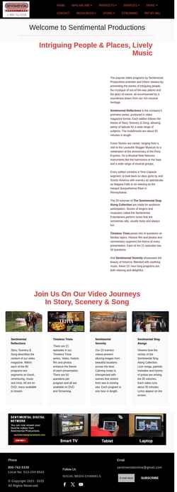 Screenshot sentimentalonline.com