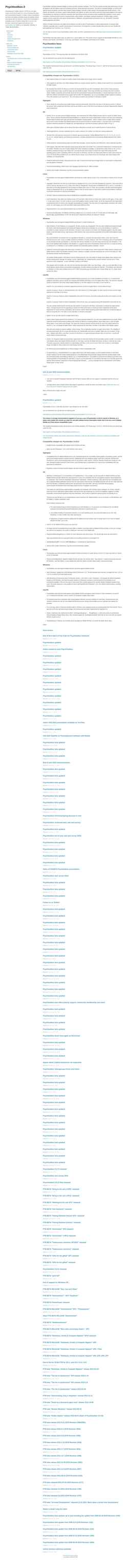 Posnetek zaslona psychtoolbox.org