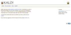 Screenshot kaldi-asr.org