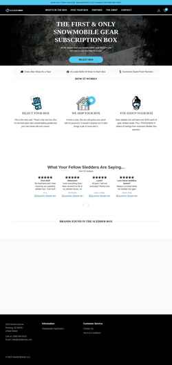 Screenshot sledderbox.com