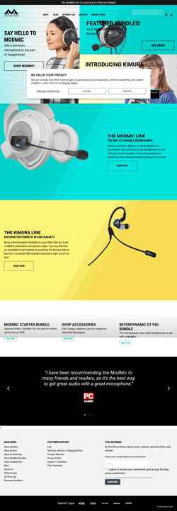 Screenshot antlionaudio.com