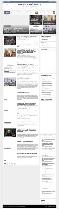 Screenshot magyarortodox.com