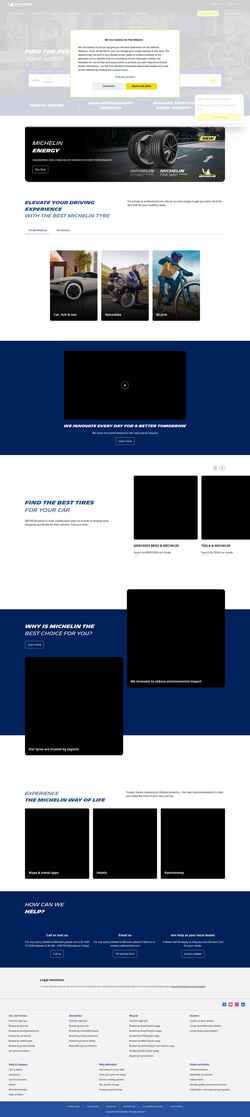 Στιγμιότυπο οθόνης www.michelin.com.au