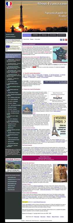 Zrzut ekranu about-france.com