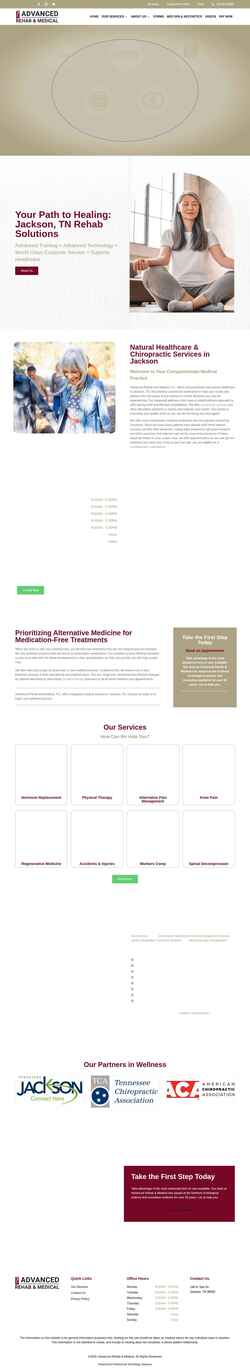 Screenshot advancedrehabjackson.com