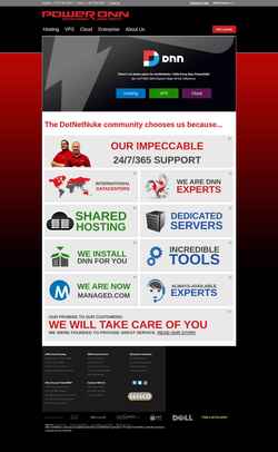 Screenshot powerdnn.com