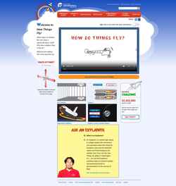 Captura de pantalla howthingsfly.si.edu