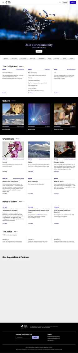 Captura de pantalla youngwritersproject.org
