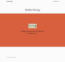Snimka zaslona healthyheating.com