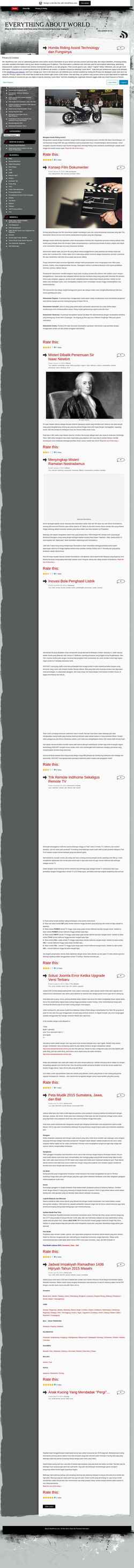 Снимак екрана misteridigital.wordpress.com