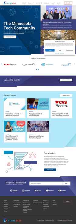 Screenshot minnestar.org