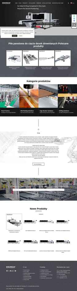 Screenshot pl.excitech-cnc.com