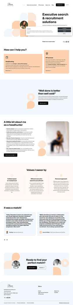 Screenshot dhaeneconsulting.com