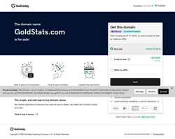 Screenshot goldstats.com