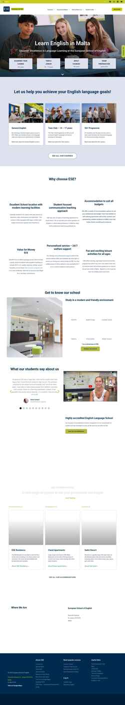 Screenshot ese-edu.com