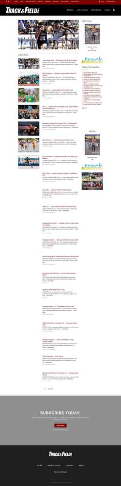 Screenshot trackandfieldnews.com