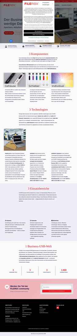 Screenshot filerex.com
