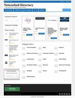 Screenshot networkeddirectory.org